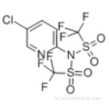 2- [N, N-BIS (트리 플루오로 메테 인설 포닐) 아미노] -5- 클로로 피리딘 CAS 145100-51-2